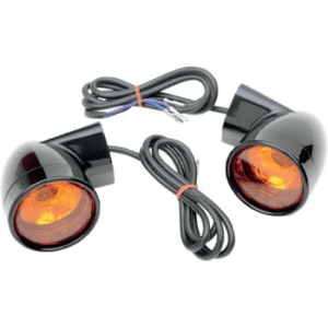 DRAG SPECIALTIES Bullet-Style Turn Signals FLT - Black 2020-0567