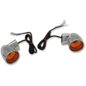 DRAG SPECIALTIES Bullet-Style Turn Signals FLT - Chrome 2020-1377